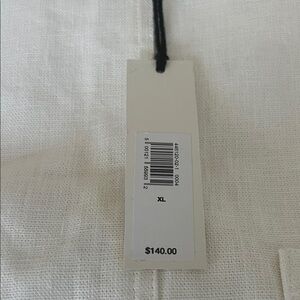 Banana Republic Factory White Linen Top